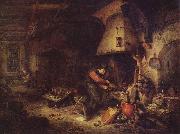 Adriaen van ostade Der Alchimist oil on canvas